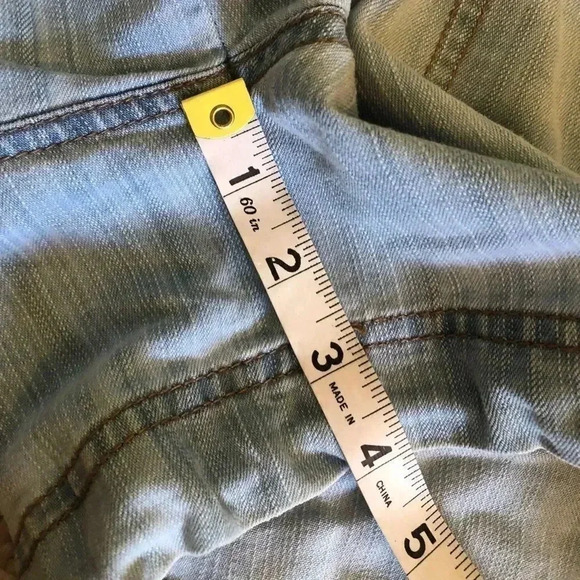 𝅺Ruff Hewn pull strings jean shorts size 8 - Picture 10 of 13